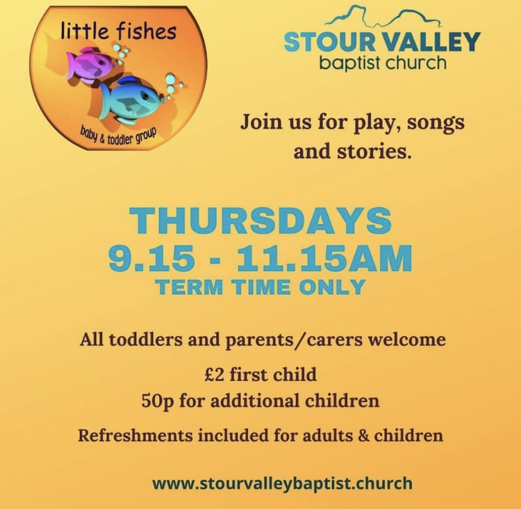 Little Fishes Baby and Toddler Group - Thursdays Term Time, Townsend Hall, Shipston on Stour