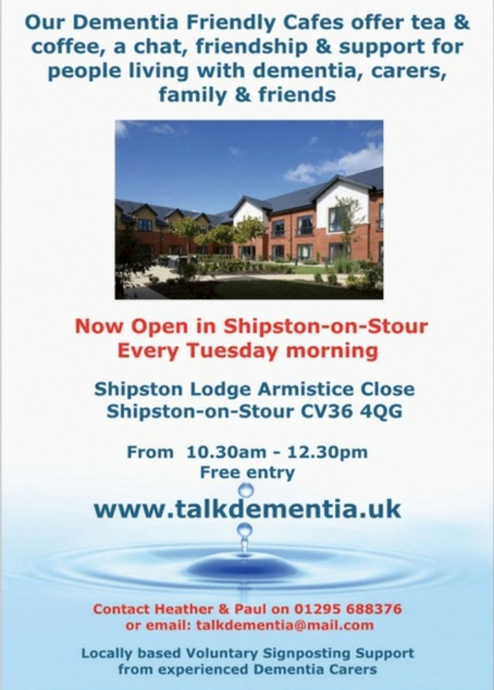 Dementia Friendly Café at Shipston Lodge