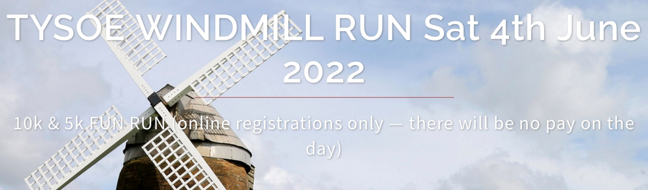 Tysoe Windmill Run Saturday 4 June