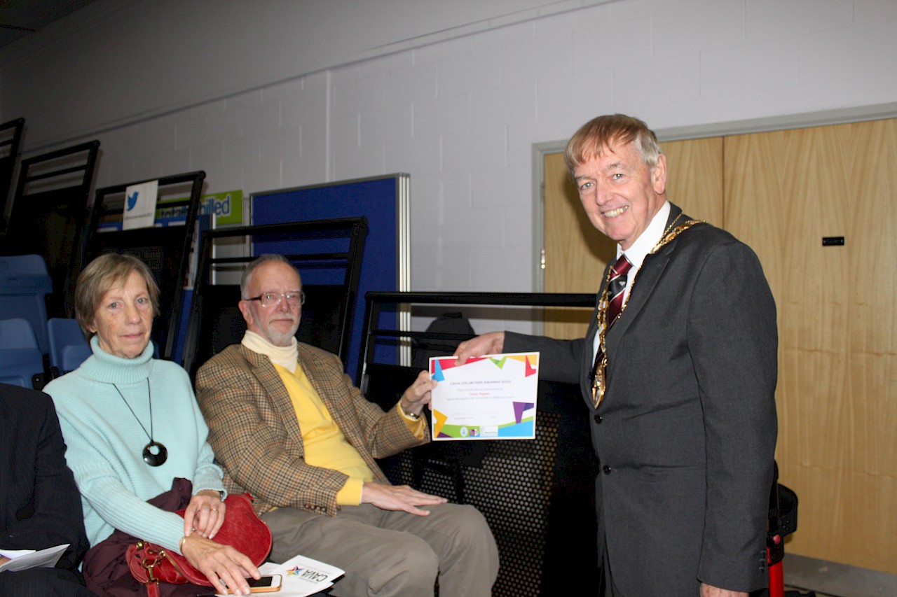 South Warwickshire Volunteer Awards - Trevor Russel received a Special Recognition Award