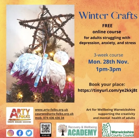 Arty Folks - Winter Crafts FREE Afternoon online course