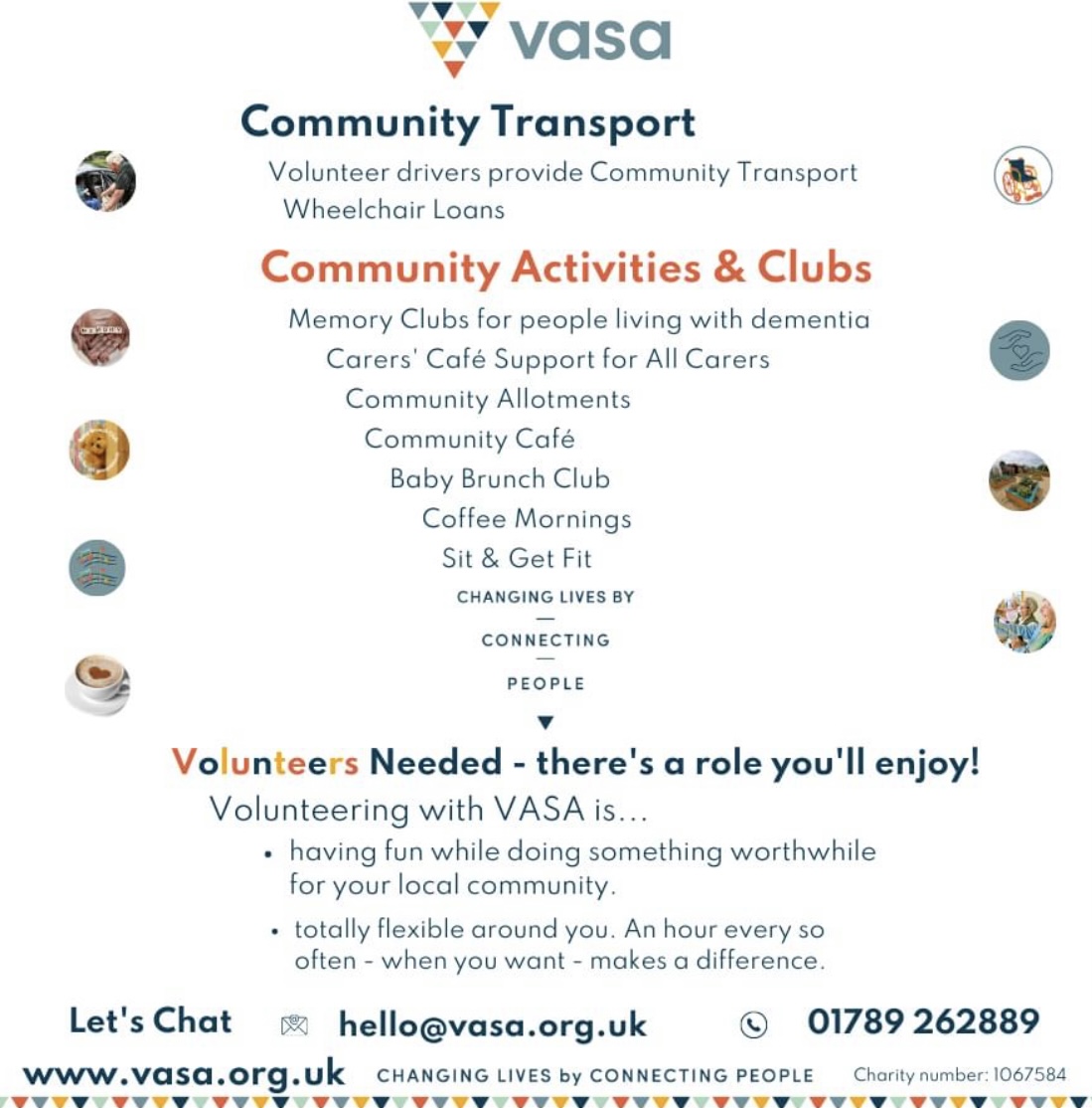 VASA Community Transport, Activities and Clubs