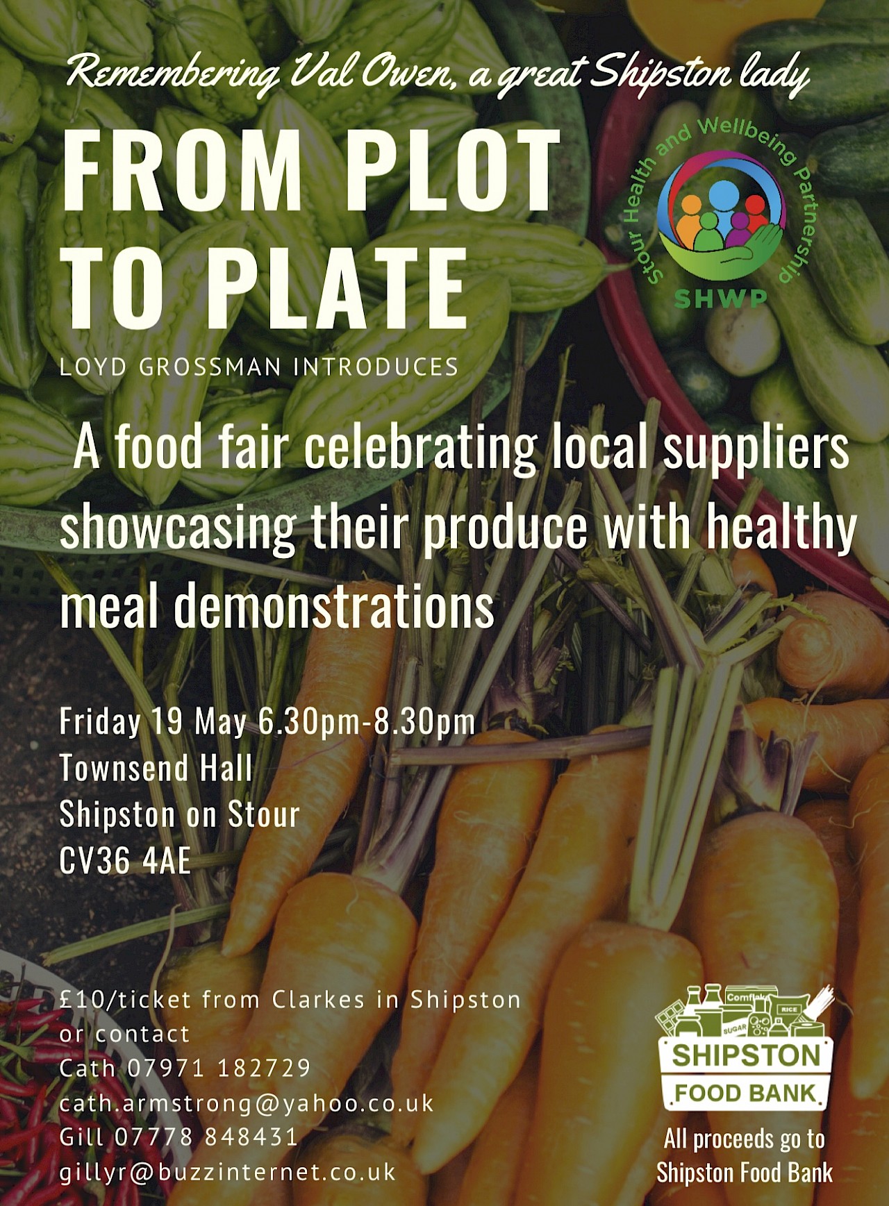 From Plot to Plate - Save the Date Friday 19 May
