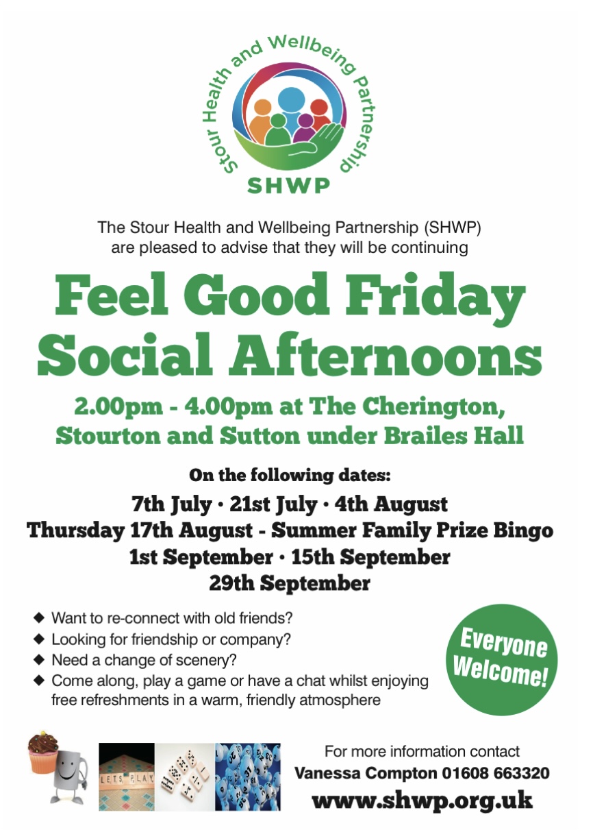 Feel Good Friday Afternoons set to continue at The Cherington, Stourton and Sutton under Brailes Hall