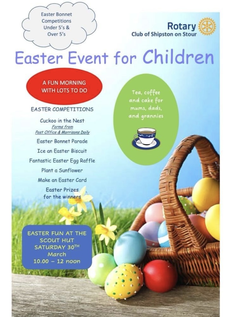 Easter Event for Children at the Scout Hut - Saturday 30 March