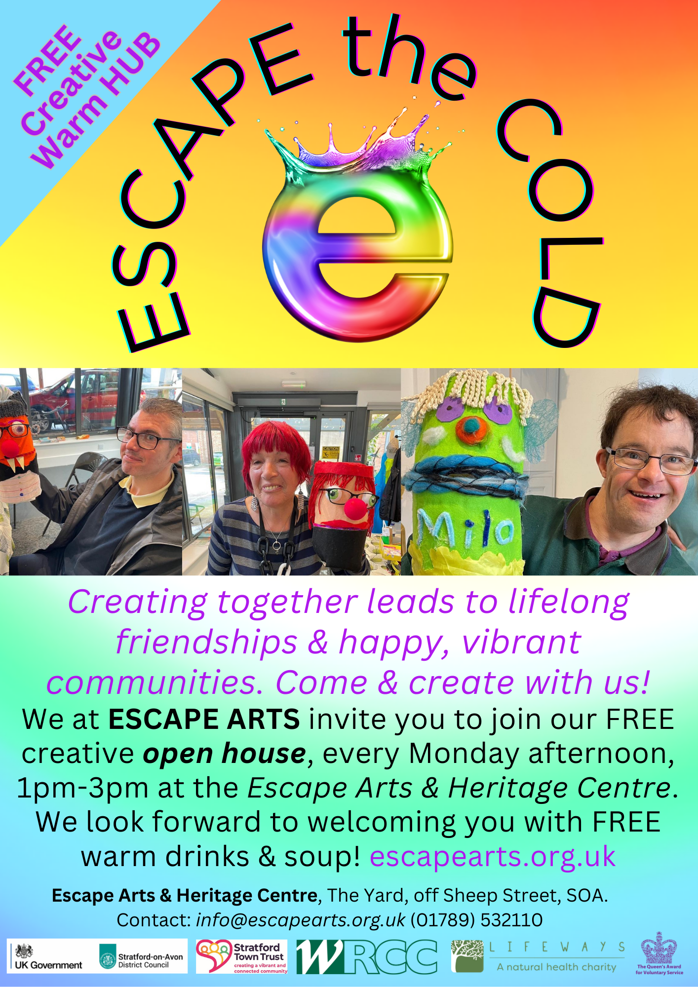 FREE Creative Warm Hub in Stratford upon Avon