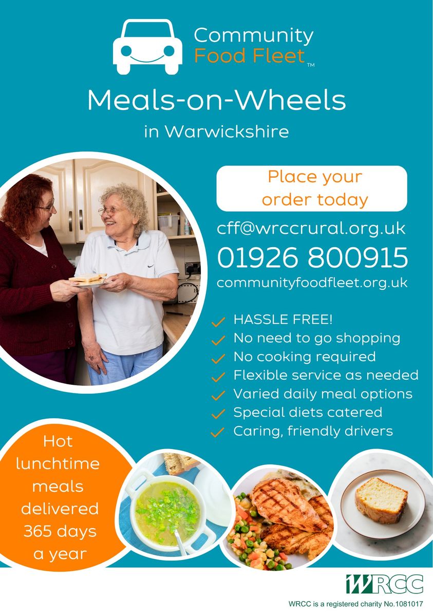 Community Food Fleet - Meals on Wheels in Warwickshire