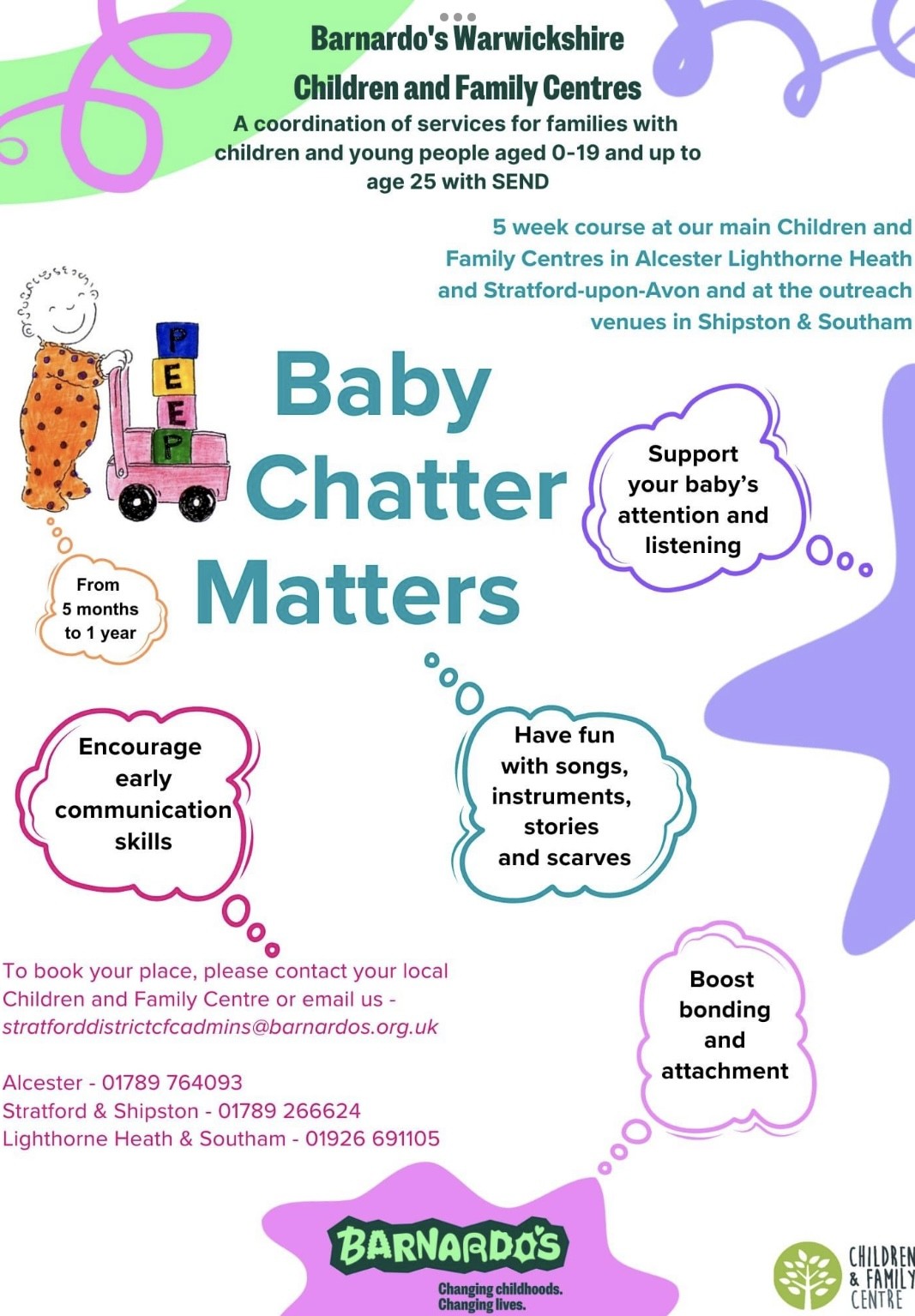 Baby Chatter Matters at Badger Valley Children's Centre, Shipston on Stour