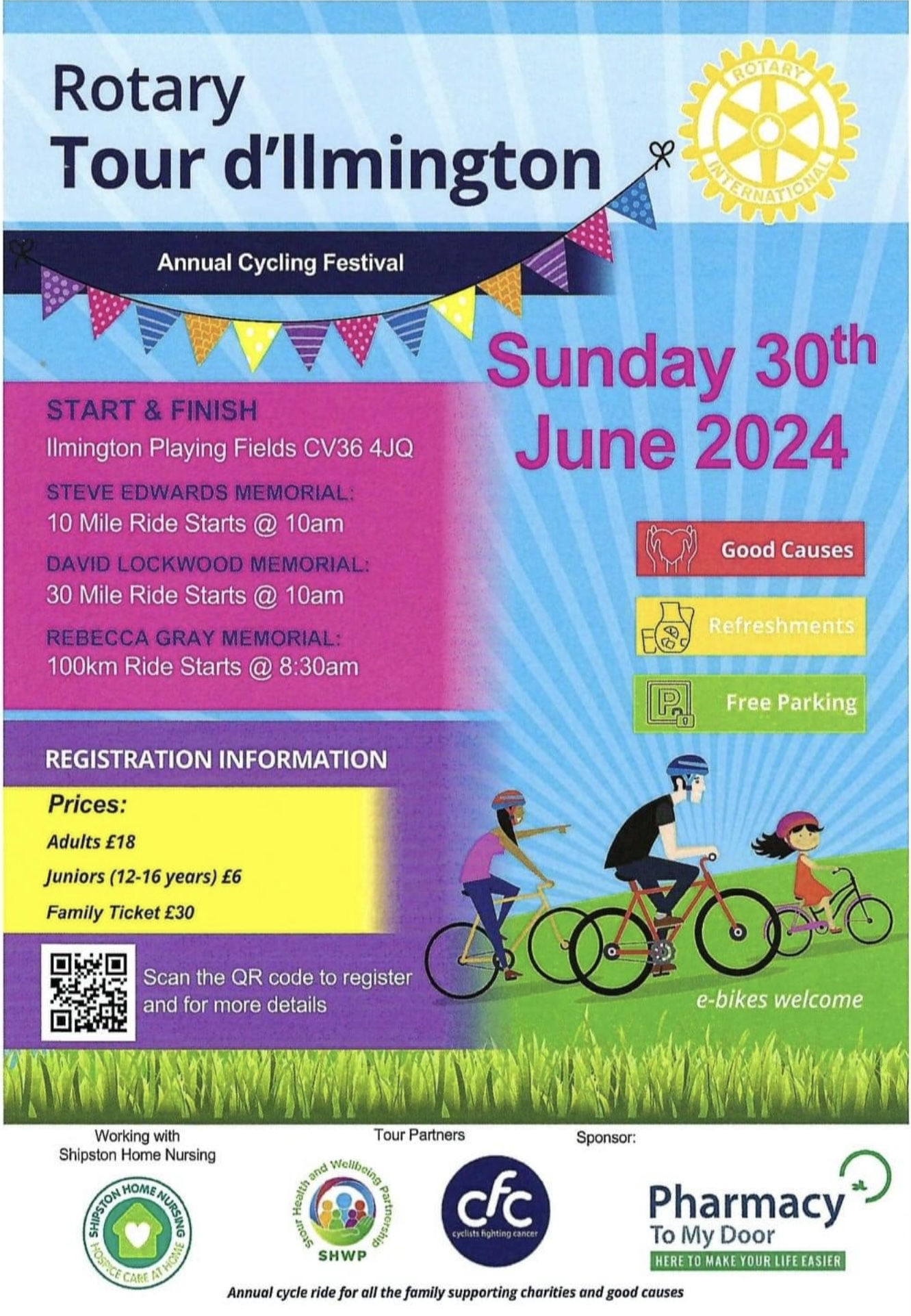 REMINDER: Tour d'Ilmington - A festival of cycling for the family and enthusiasts on Sunday 30 June