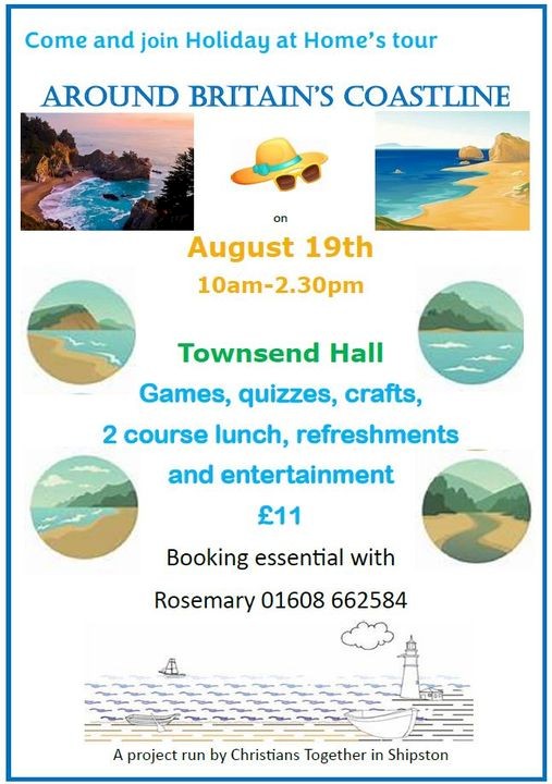 Holiday at Home - Monday 19 August