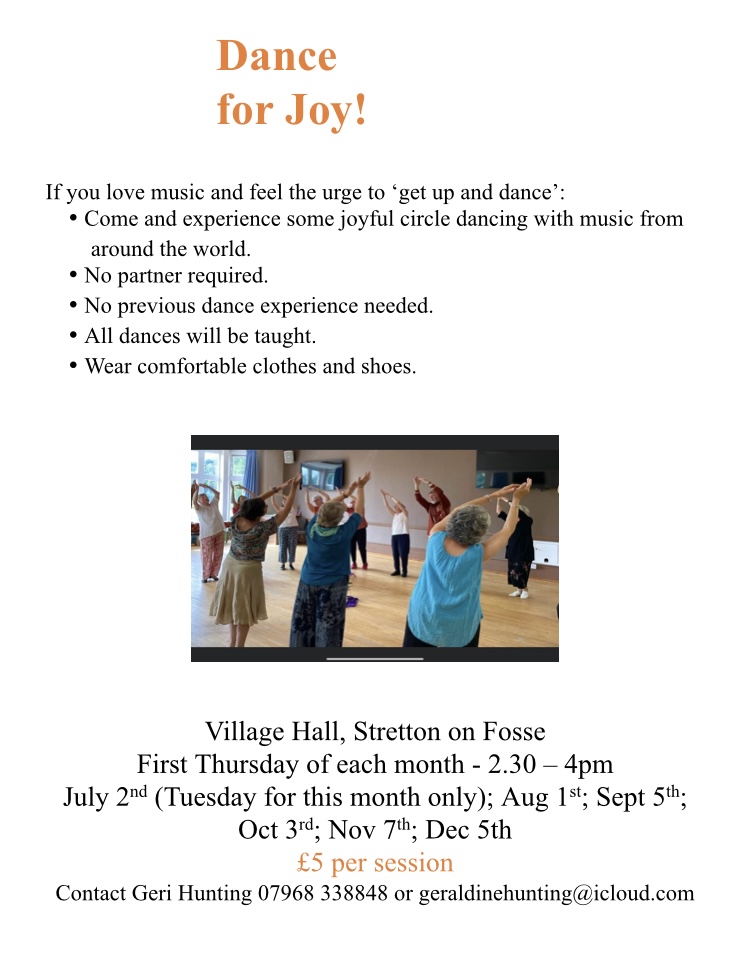 Dance for Joy at Stretton on Fosse Village Hall