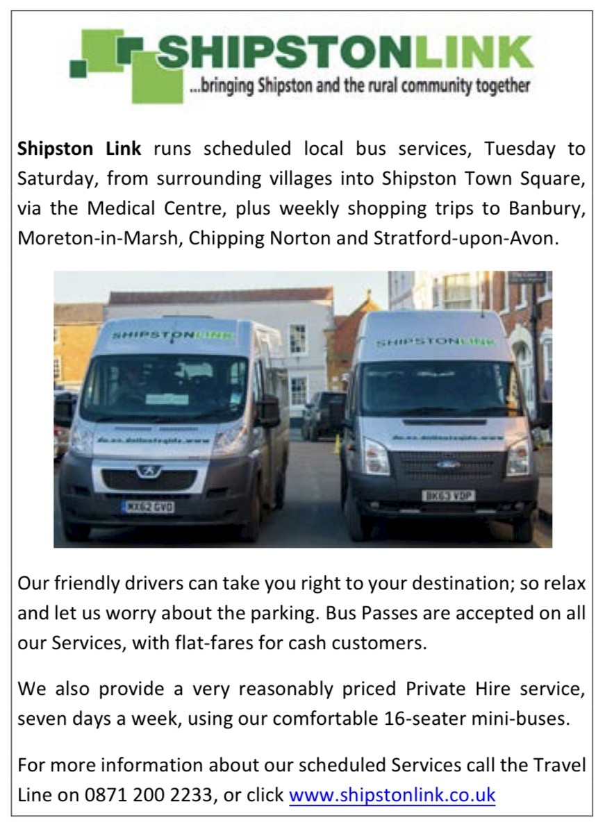 Shipston Link - bringing Shipston and the surrounding rural community together