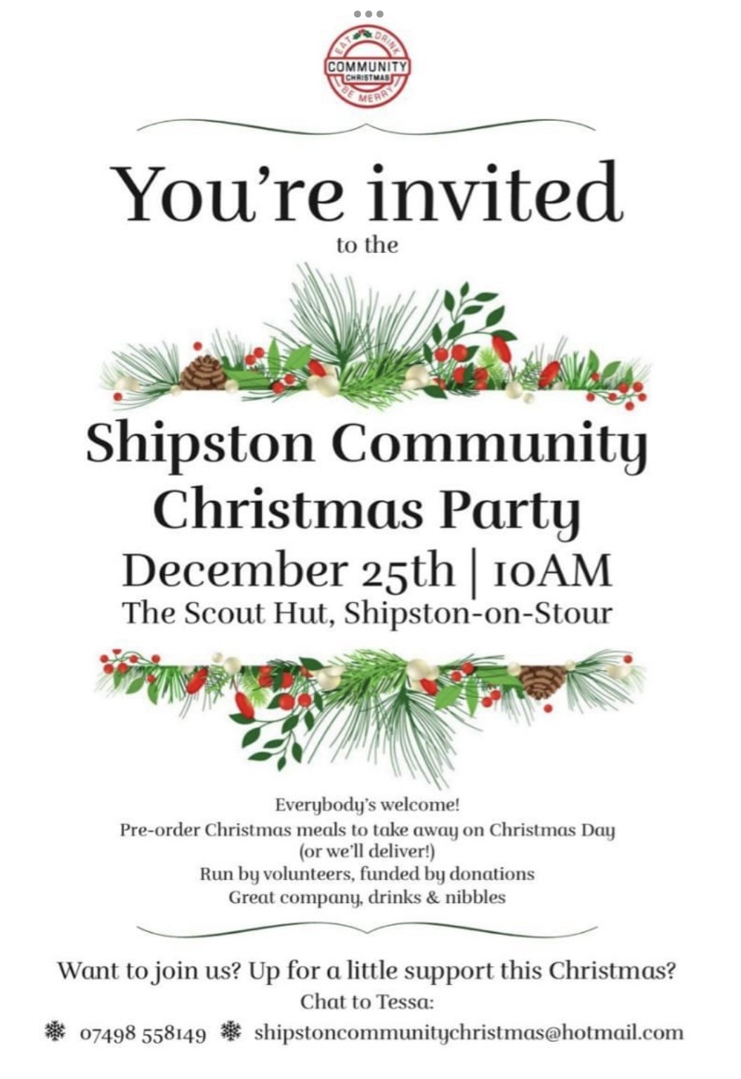 Shipston Community Christmas Party