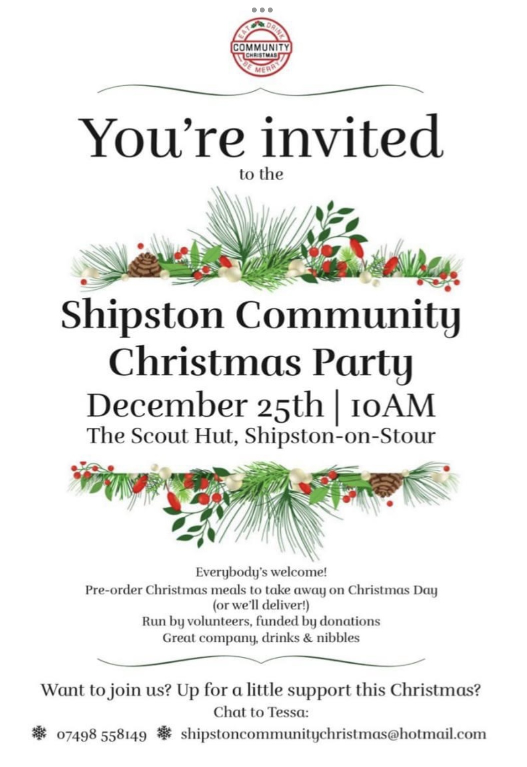 Shipston Community Christmas Party