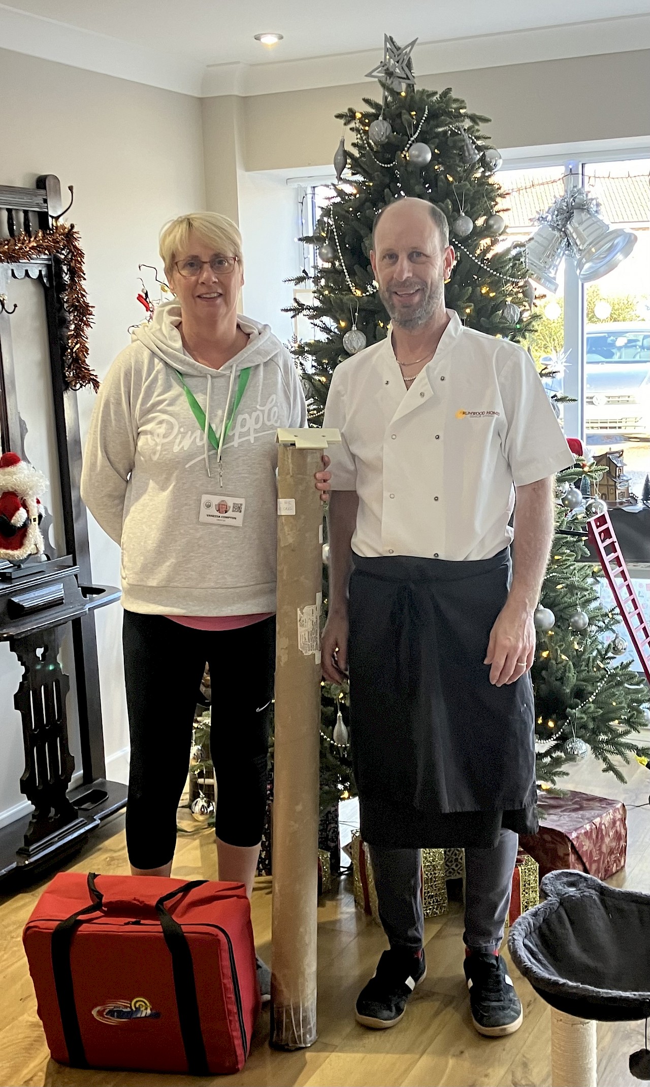 Indoor Curling comes to Low Furlong Care Home in Shipston on Stour