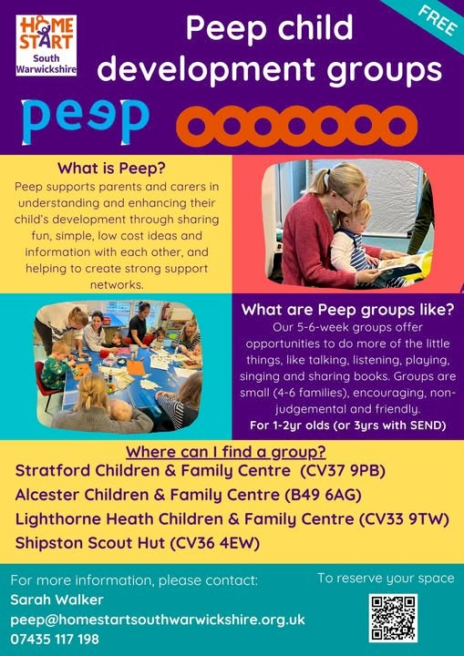 Peep Child Development Group at the Scout Hut in Shipston on Stour