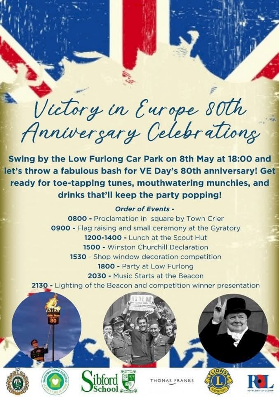 Victory in Europe 80th Anniversary Celebrations in Shipston on Stour