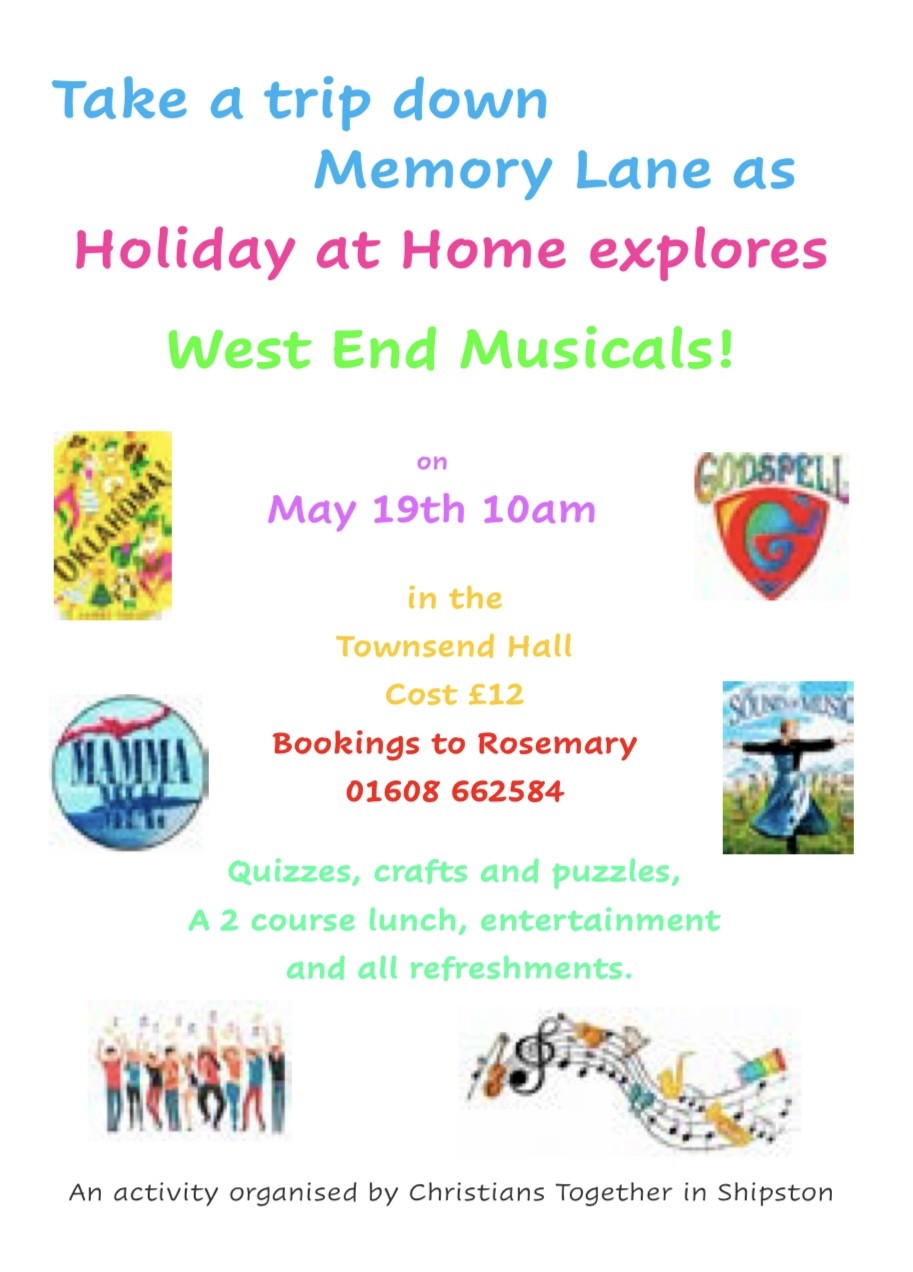 Holiday at Home - Monday 19 May