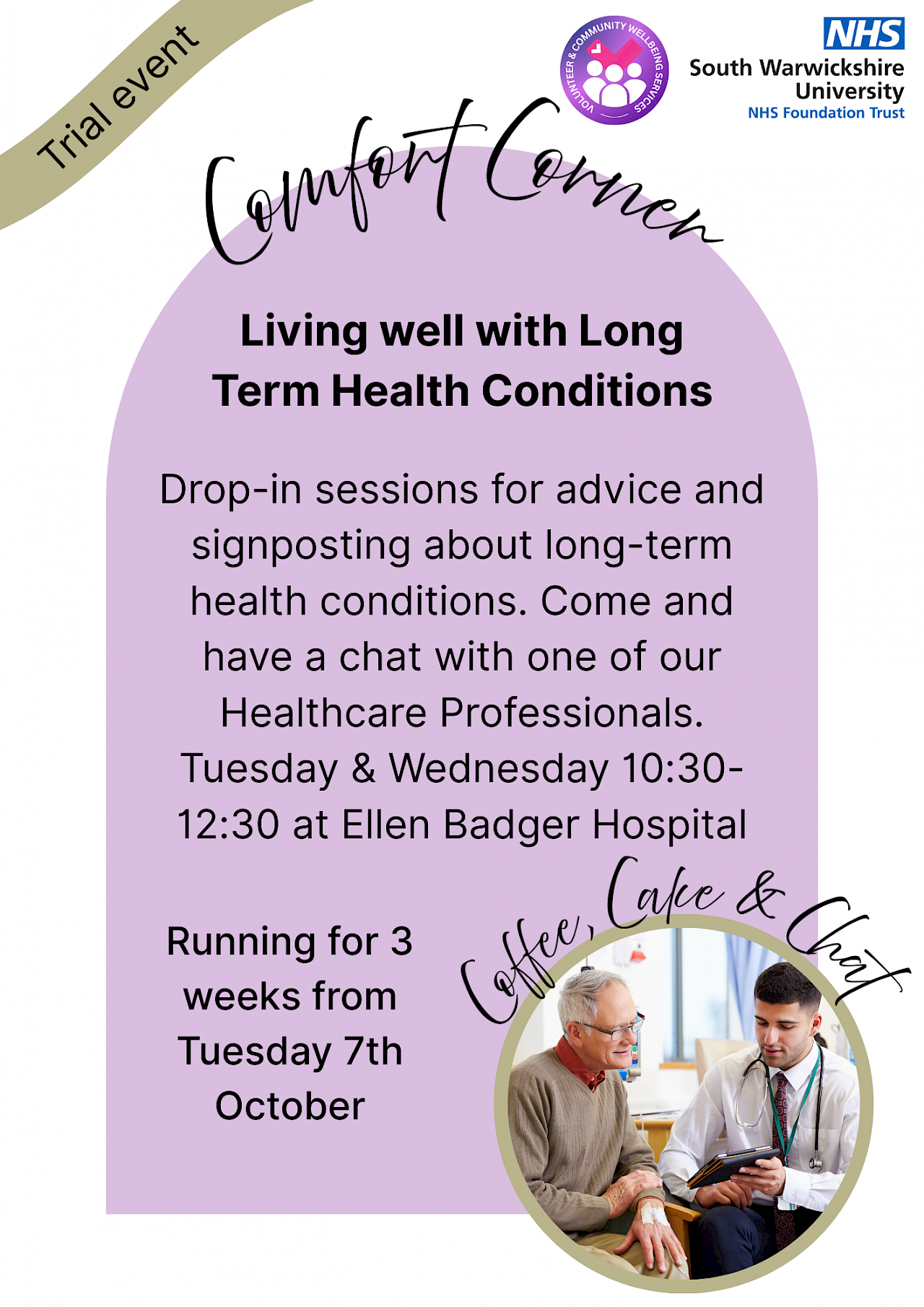 Comfort Corner - Living Well with Long Term Health Conditions